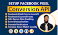 setup facebook pixel conversion API, fix meta pixel, server side tracking by GTM