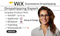 setup wix ecommerce dropshipping website via autods appscenic modalyst topdawg