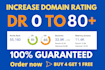 increase ahrefs DR 80 plus