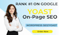 do wordpress yoast onpage SEO optimization