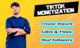 do organic tiktok promotion for monetization