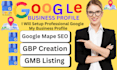 do gbp optimization, gmb listing, local SEO optimization