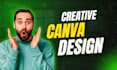 create professional canva social media designs and custom posts