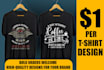 create bulk custom and trendy tshirt designs for your brand