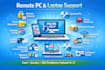professionally repair fix your PC, laptop or mac remotely