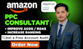 manage and optimize amazon ppc campaign, sponsored ads expert
