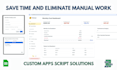 automate google sheets with apps script, HTML, CSS, and javascript