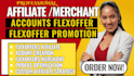create and approved flexoffer affiliate or merchant accounts flexoffer promotion