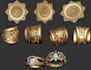 custom 3d ring design realistic cad model pendants stl file 3d printable jewelry