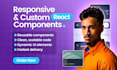 create custom and responsive react ui components