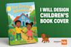 design creative children illustrated amazon kdp book cover paperback formatting