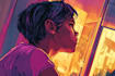 create a comic cover page design illustration