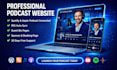 create podcast website, wordpress podcast, music website, radio website