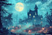 create concept art, fantasy landscapes, background scenes