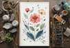 paint watercolour botanical illustrations