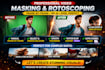do frame by frame video masking