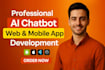 develop ai mobile app, ai integration ios app, android app, mobile app developer