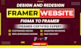 design framer website, figma to framer, framer animation