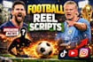 write viral and story driven football reel scripts