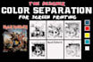 do spot color separation, dtf, halftone, cmyk, dtg for screen printing