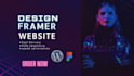 do website development framer, webflow figma to framer developer
