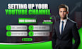 create and setup youtube channel