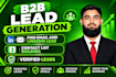 find email address and linkedin lead, contact list building, verified leads