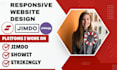 build jimdo showit strinkgly duda weebly tilda webador ecommerce website design
