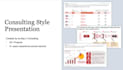 create consulting style business slides presentation