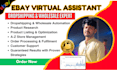 be an expert ebay virtual assistant