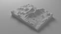 create a 3d terrain stl object