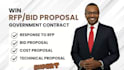 write rfp proposal, bid proposal government contract research response to rfp