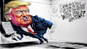 create any current political cartoon