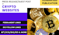 do crypto press release writing, PR distribution, crypto PR distribution