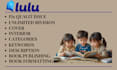 do uploading a book on lulu, book formatting, and book publishing