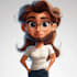 draw professional digital cartoon character