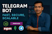 develop custom telegram bot