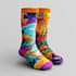 create digital pattern socks design