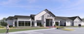 3d industrial warehouse, logistic and production center design