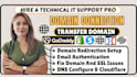 set up domain in godaddy, set up dns, cname, nameserver,mx,spf,and dmarc records