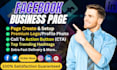 professionally setup and optimize, create your fb business page