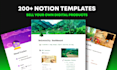 create custom notion templates, notion budget tracker, CRM, notion life planner