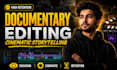 edit documentary video and youtube documentary video editing with map ani