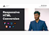 convert figma xd and psd to responsive html css