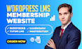 create wordpress lms website with learndash