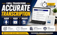 transcribe your audio, video, image files accurately