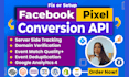setup facebook business page, pixel and conversion API, ga4, GTM, google ads