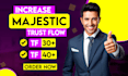 increase your site majestic URL trust flow tf 40 plus