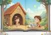 illustrate cartoon story book for children