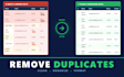 remove duplicates clean and organize messy excel or CSV data